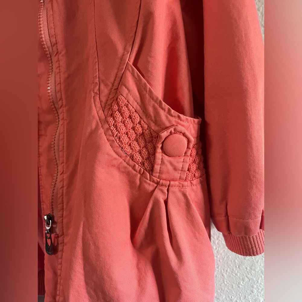 Orange Fall/Spring Women’s Jacket - Picture 6 of 9
